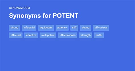 potent antonym